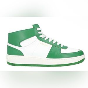 NEW Sandro Magic Green & White High-Top Sneakers Men's 41